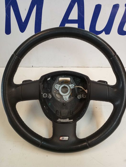 Volante Pele S-Line Sem Airbag Com Patilhas Audi A3 8P (8P0419091DAURS) - Image 2