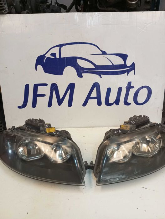 Par de Óticas / Faróis Audi A3 8P (2003-2008) Originais AL