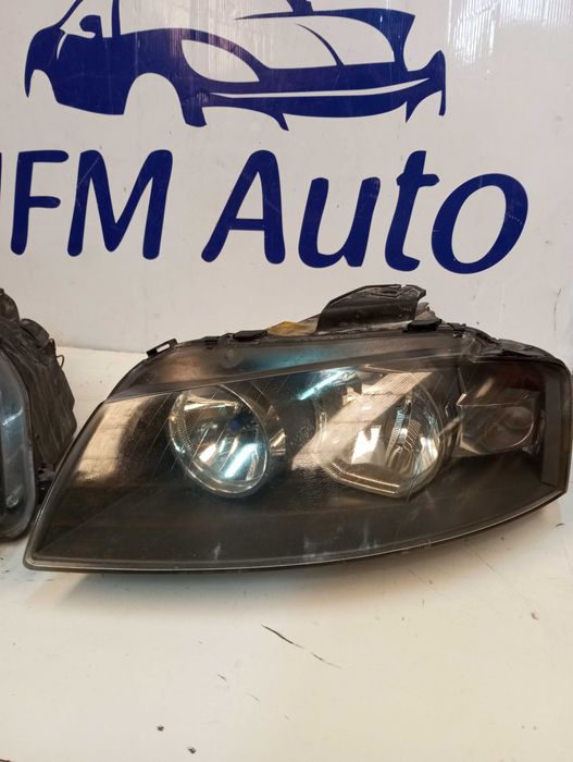 Par de Óticas / Faróis Audi A3 8P (2003-2008) Originais AL - Image 4