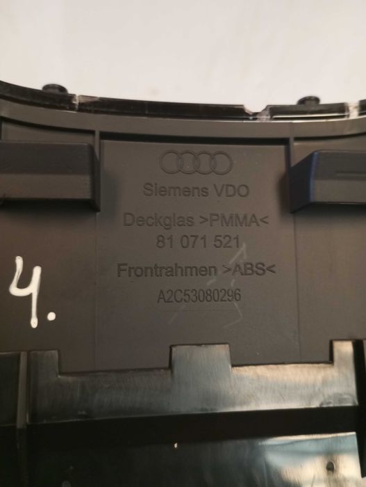 Quadrante / Painel Instrumentos Audi A3 8P Siemens VDO (81071521) - Image 7